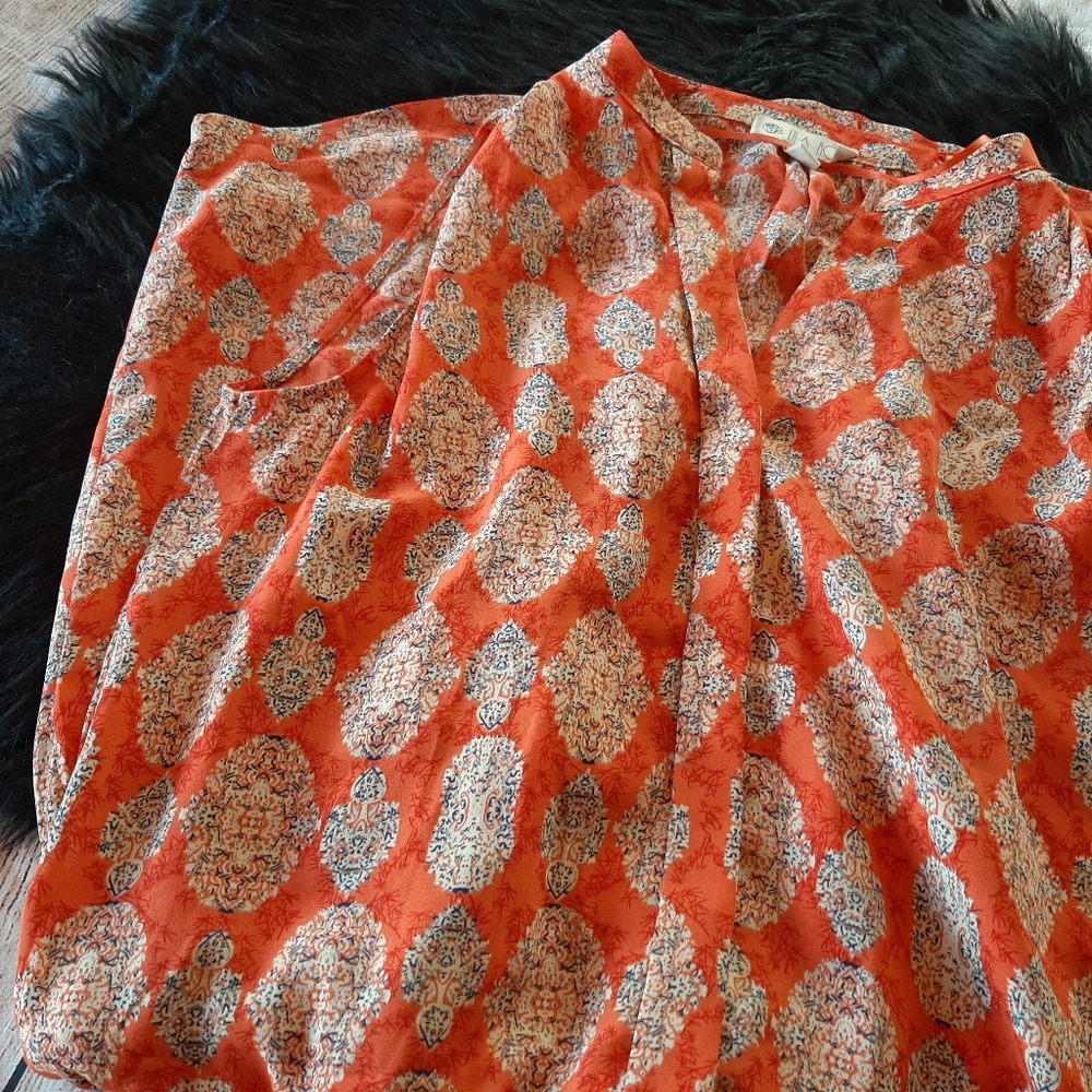 Lila Rose Peachy Pink Sleeveless Dress - Picture 8 of 14